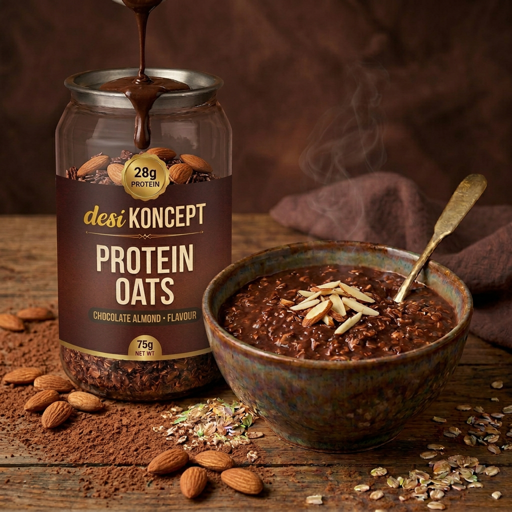 Chocolate Almond protein oats